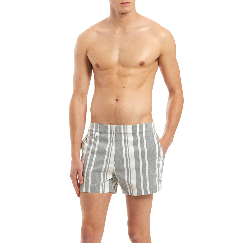 NICK - GREY AND WHITE STRIPE