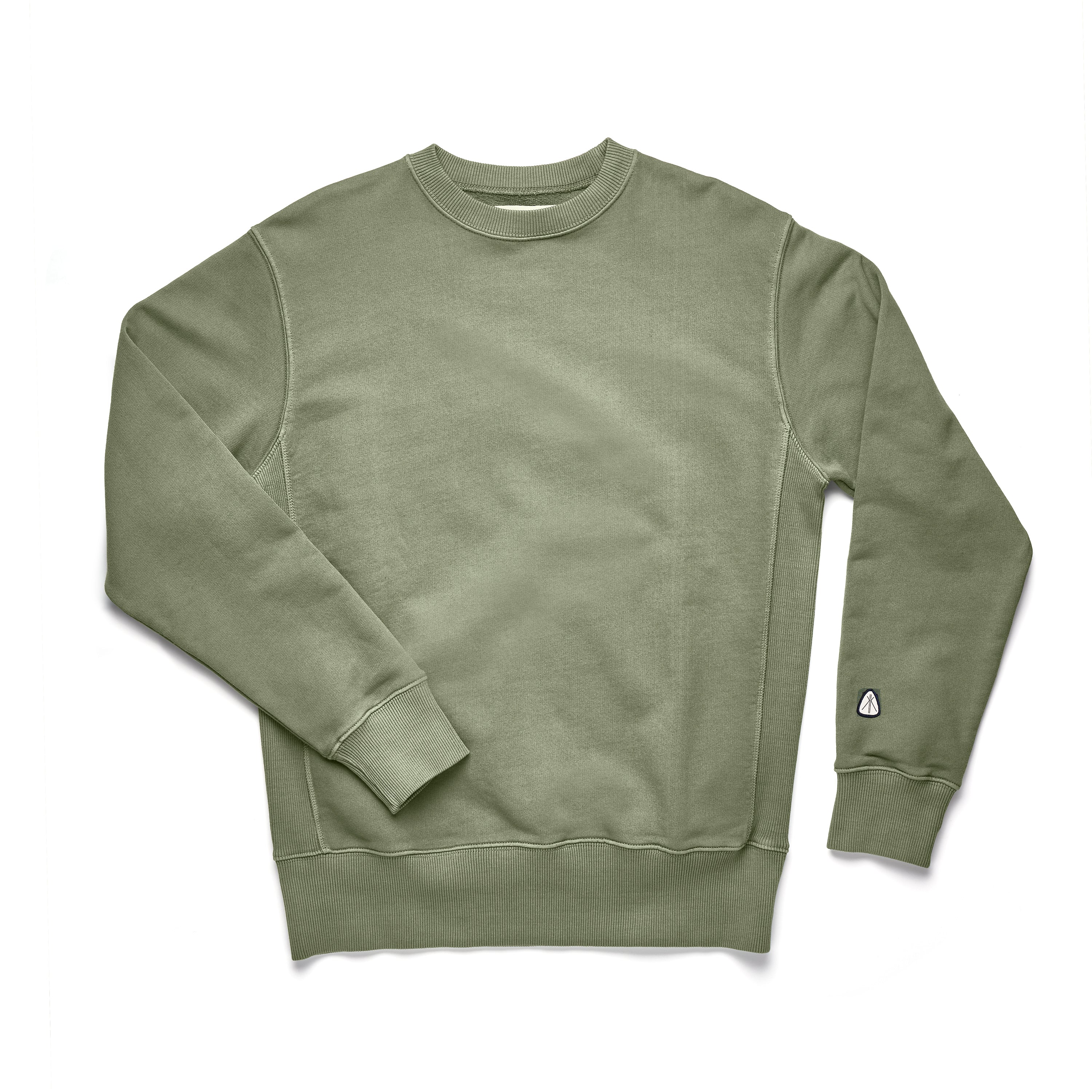 Olive green best sale champion crewneck