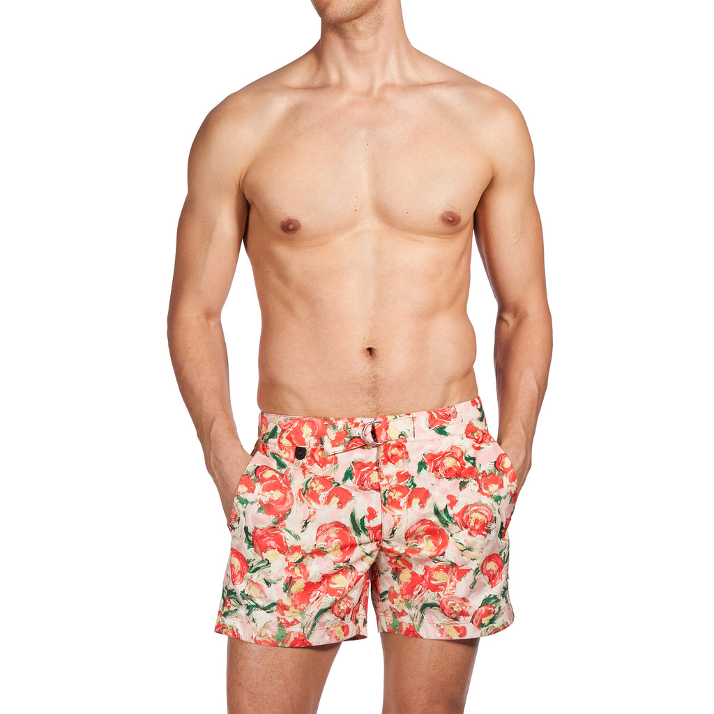 JACK - STEVE LYONS FLORAL PRINT IN FRESH RED