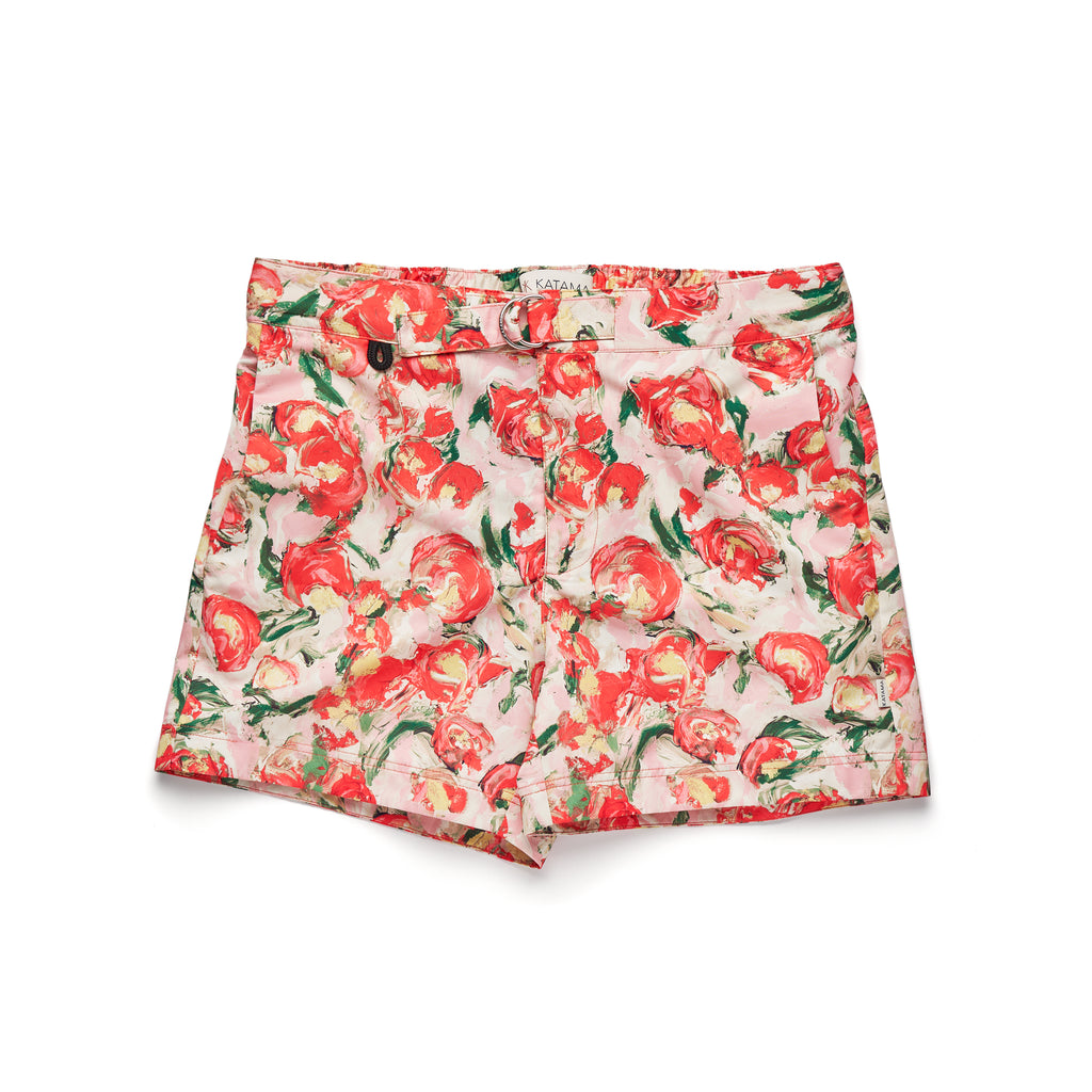 JACK - STEVE LYONS FLORAL PRINT IN FRESH RED
